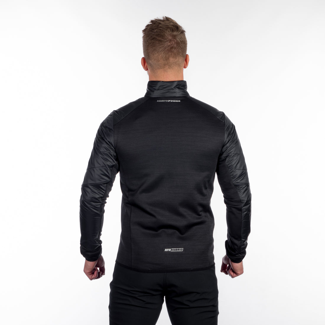 MI-3812OR men's hybrid windproof outdoor sweater with PrimaLoft ELDON