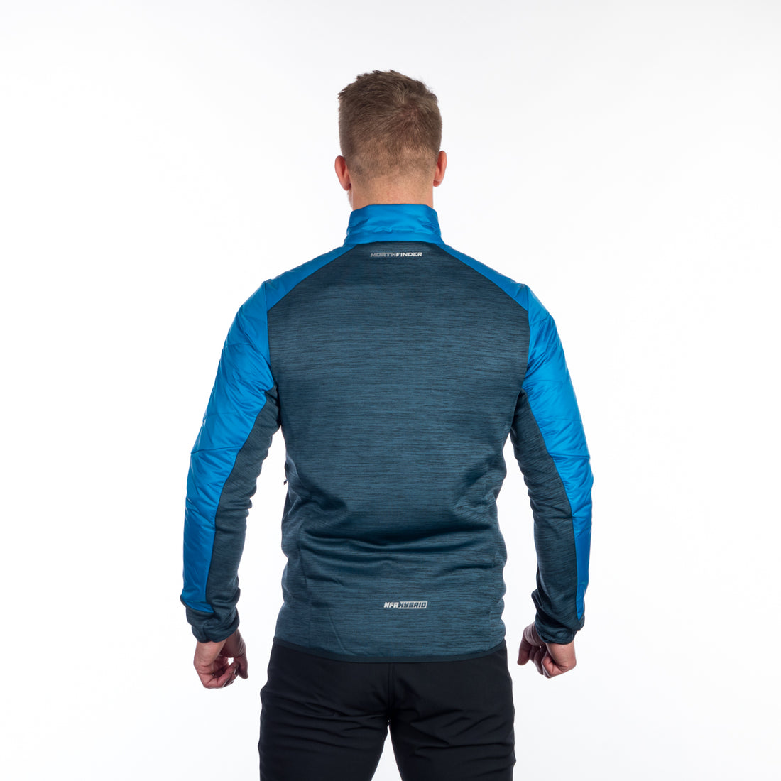 MI-3812OR men's hybrid windproof outdoor sweater with PrimaLoft ELDON