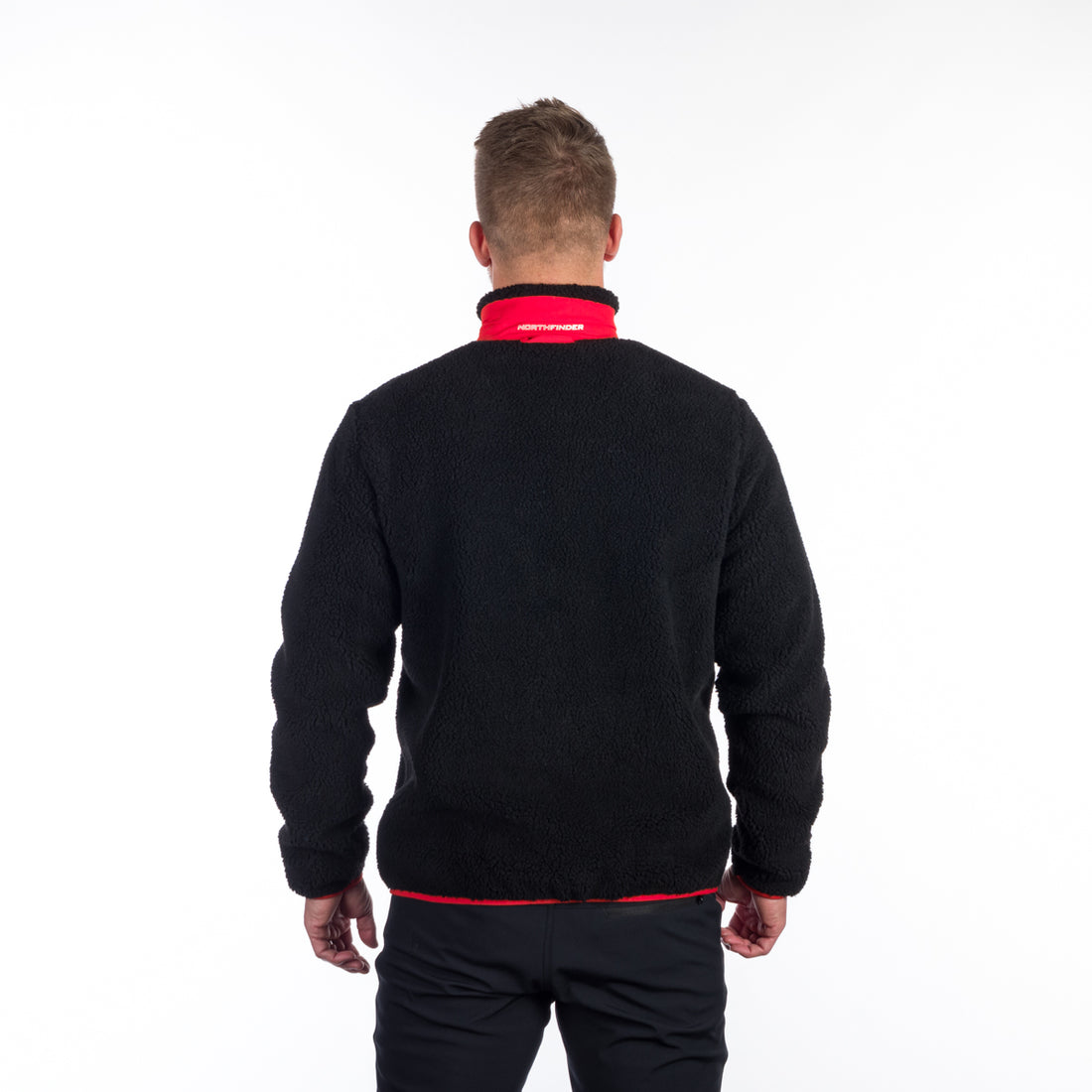 MI-3815OR men´s loose fit fleece sweatshirt LAURENCE