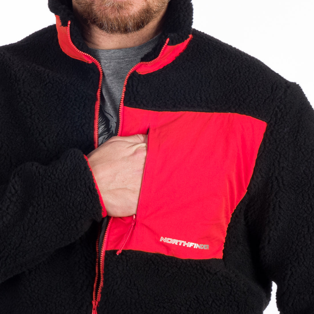 MI-3815OR men´s loose fit fleece sweatshirt LAURENCE