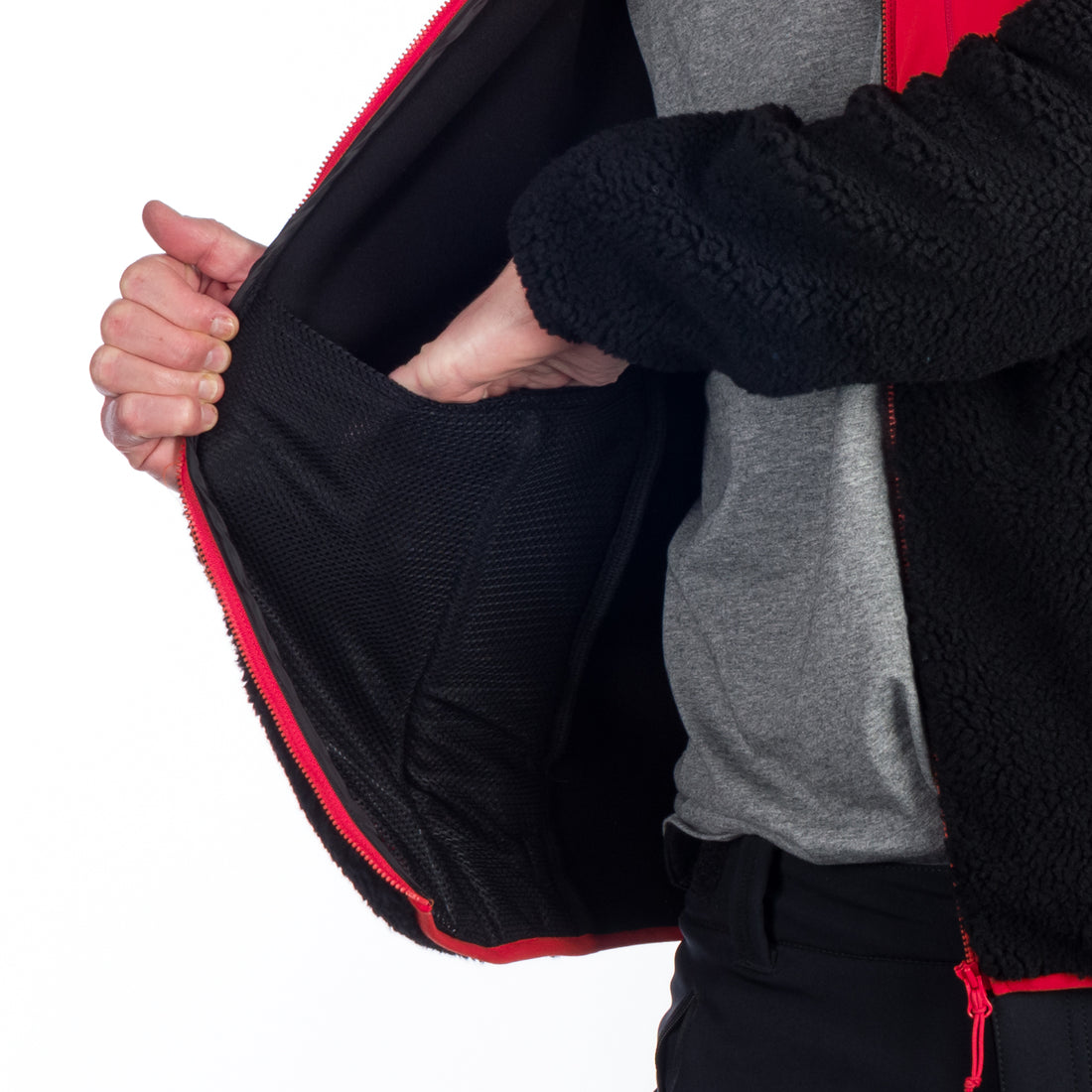 MI-3815OR men´s loose fit fleece sweatshirt LAURENCE