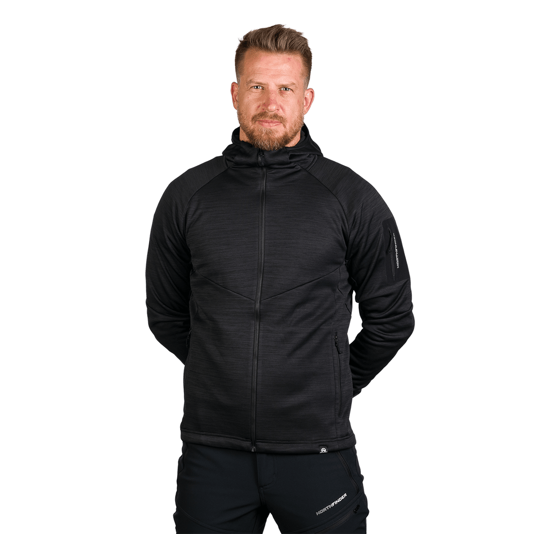 MI-3823OR Men's universal functional hoodie DAMMASTOCK