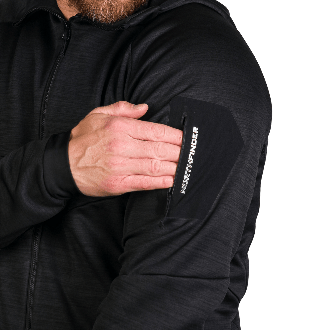 MI-3823OR Men's universal functional hoodie DAMMASTOCK