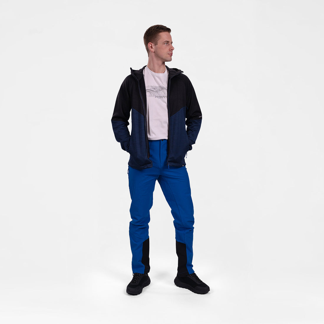 MI-3823OR Men's universal functional hoodie DAMMASTOCK