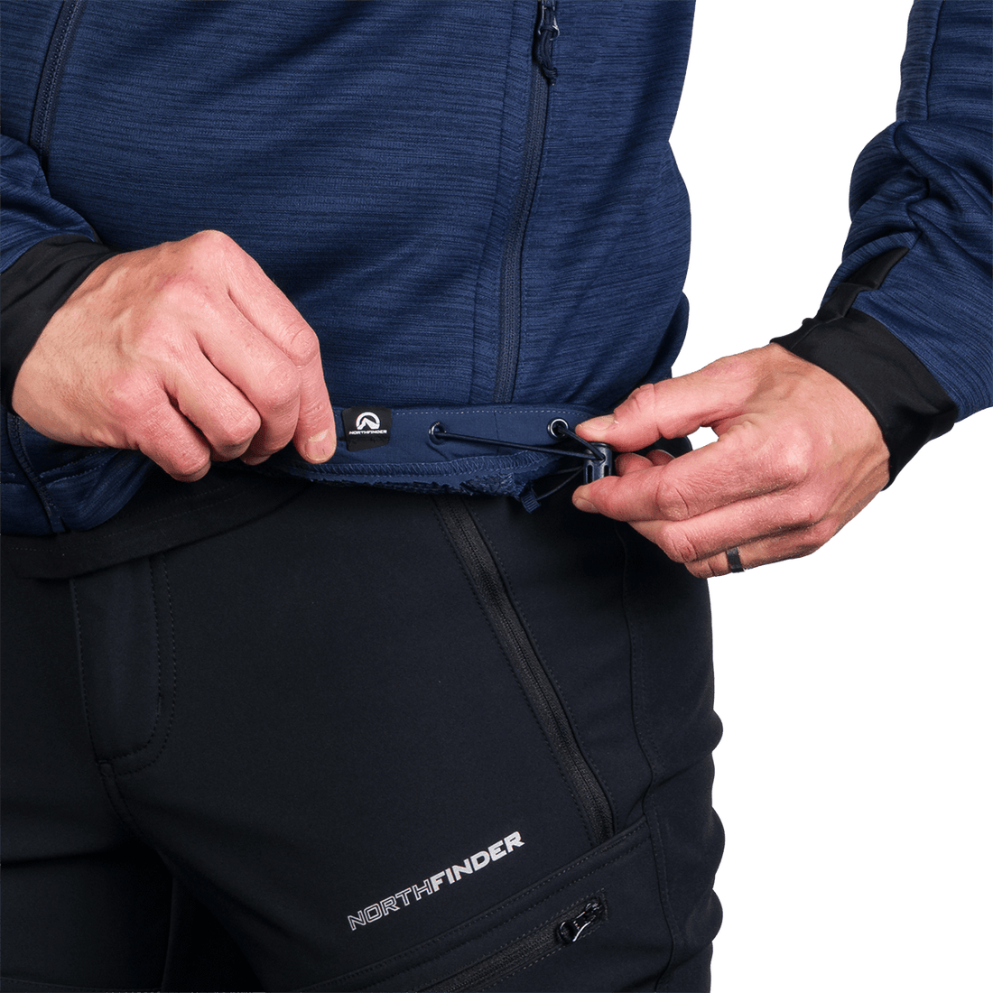 MI-3823OR Men's universal functional hoodie DAMMASTOCK