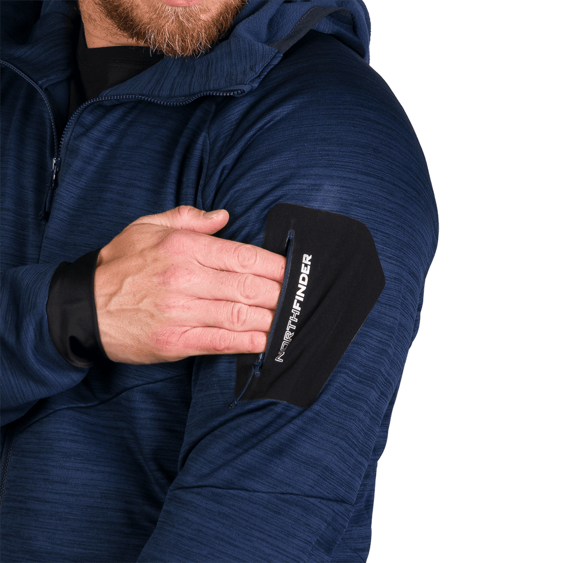 MI-3823OR Men's universal functional hoodie DAMMASTOCK