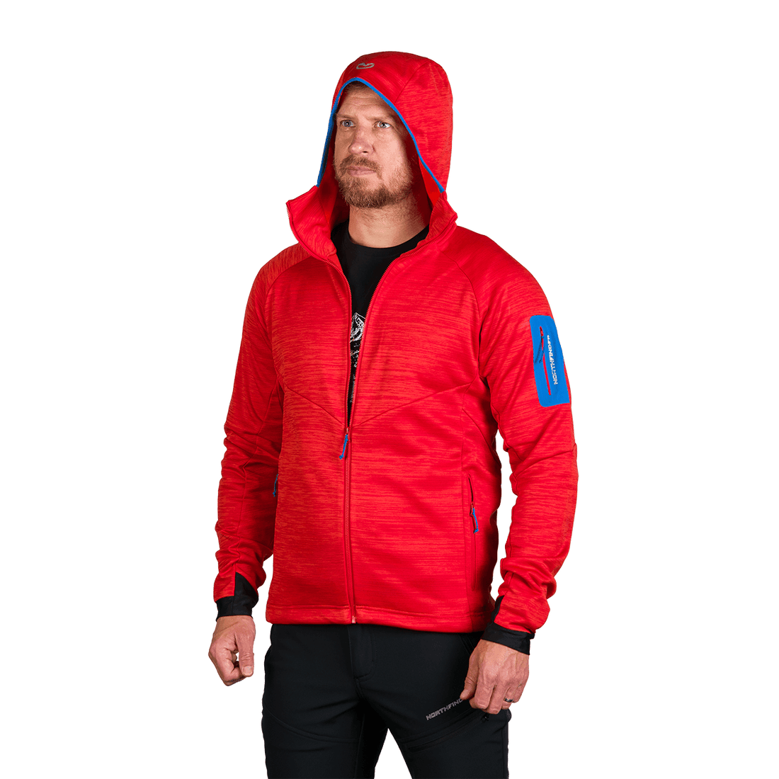 MI-3823OR Men's universal functional hoodie DAMMASTOCK
