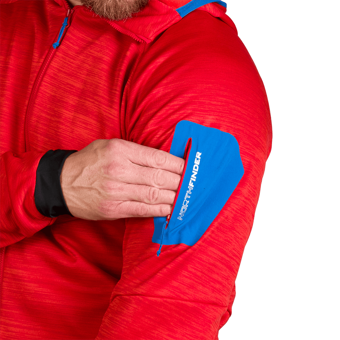 MI-3823OR Men's universal functional hoodie DAMMASTOCK