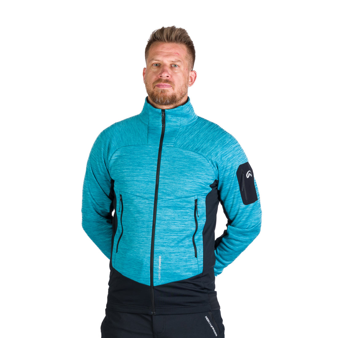 MI-3826OR men's melange multisport active sweater SAMMY