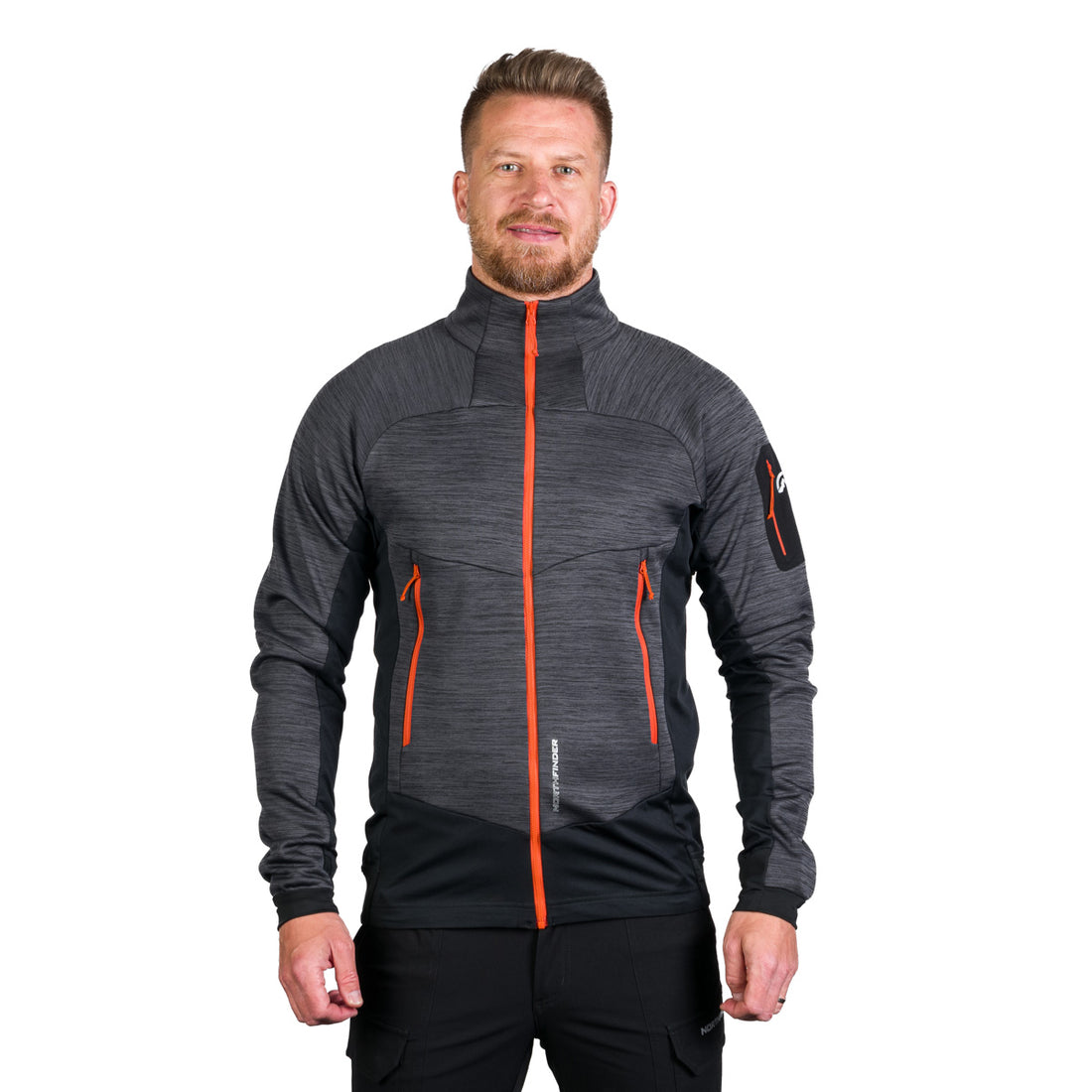 MI-3826OR men's melange multisport active sweater SAMMY