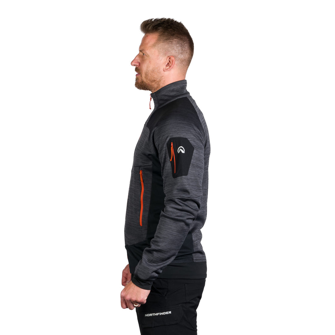 MI-3826OR men's melange multisport active sweater SAMMY