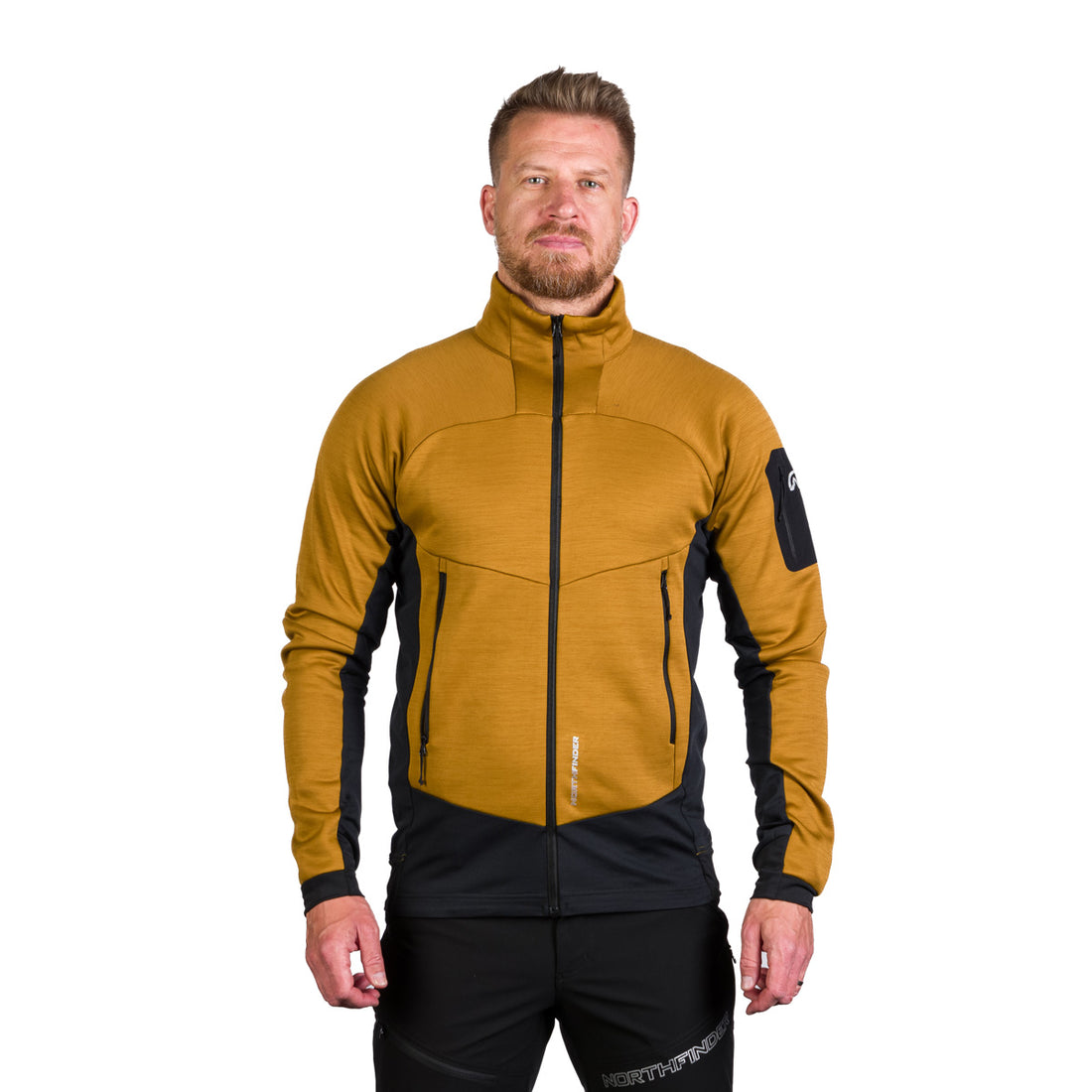 MI-3826OR men's melange multisport active sweater SAMMY