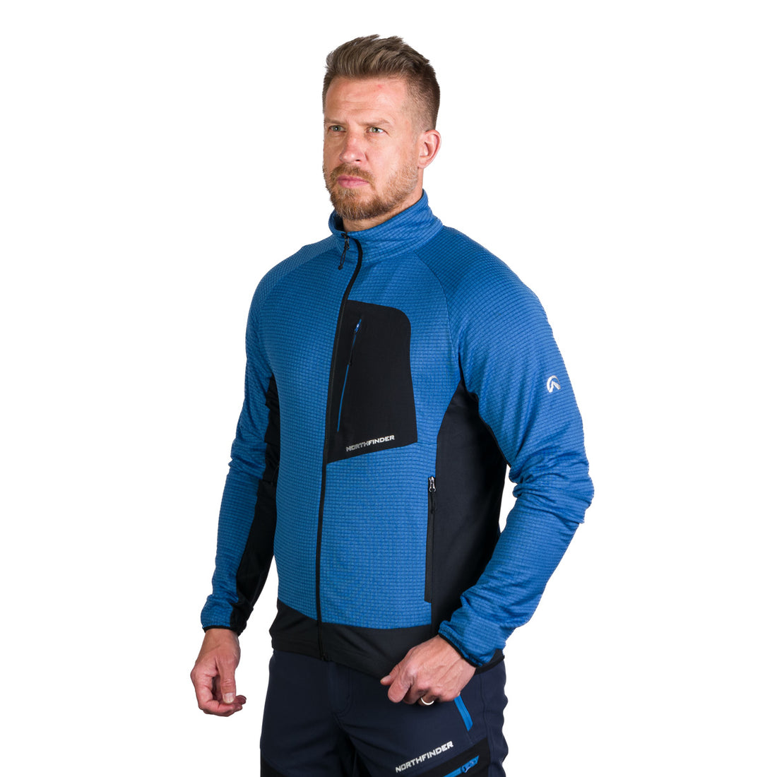 MI-3827OR men's active multisport fleece sweater KENTON
