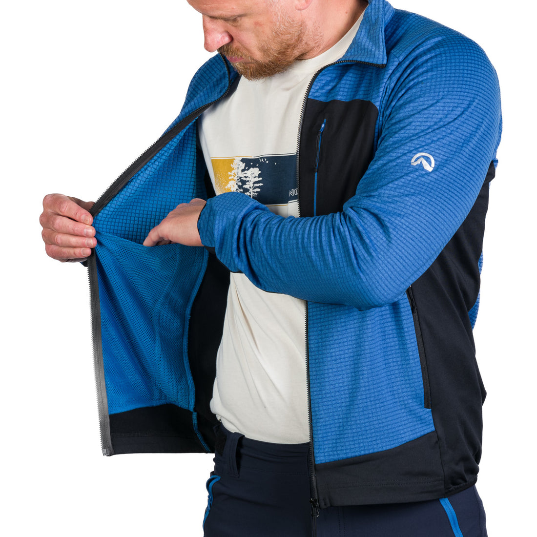 MI-3827OR men's active multisport fleece sweater KENTON