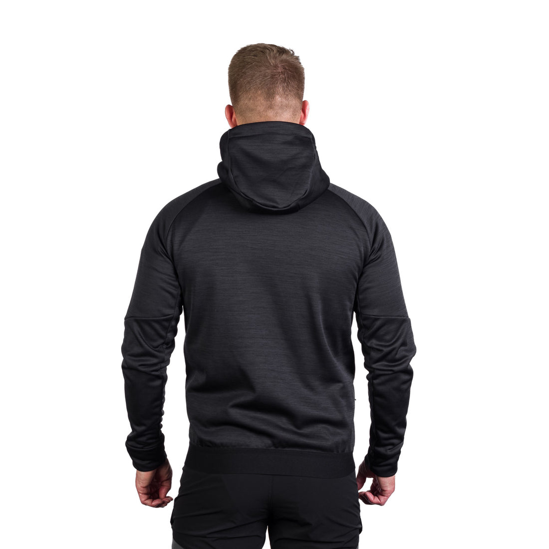 MI-3828OR men's active multisport melange fleece hoody sweater KEN
