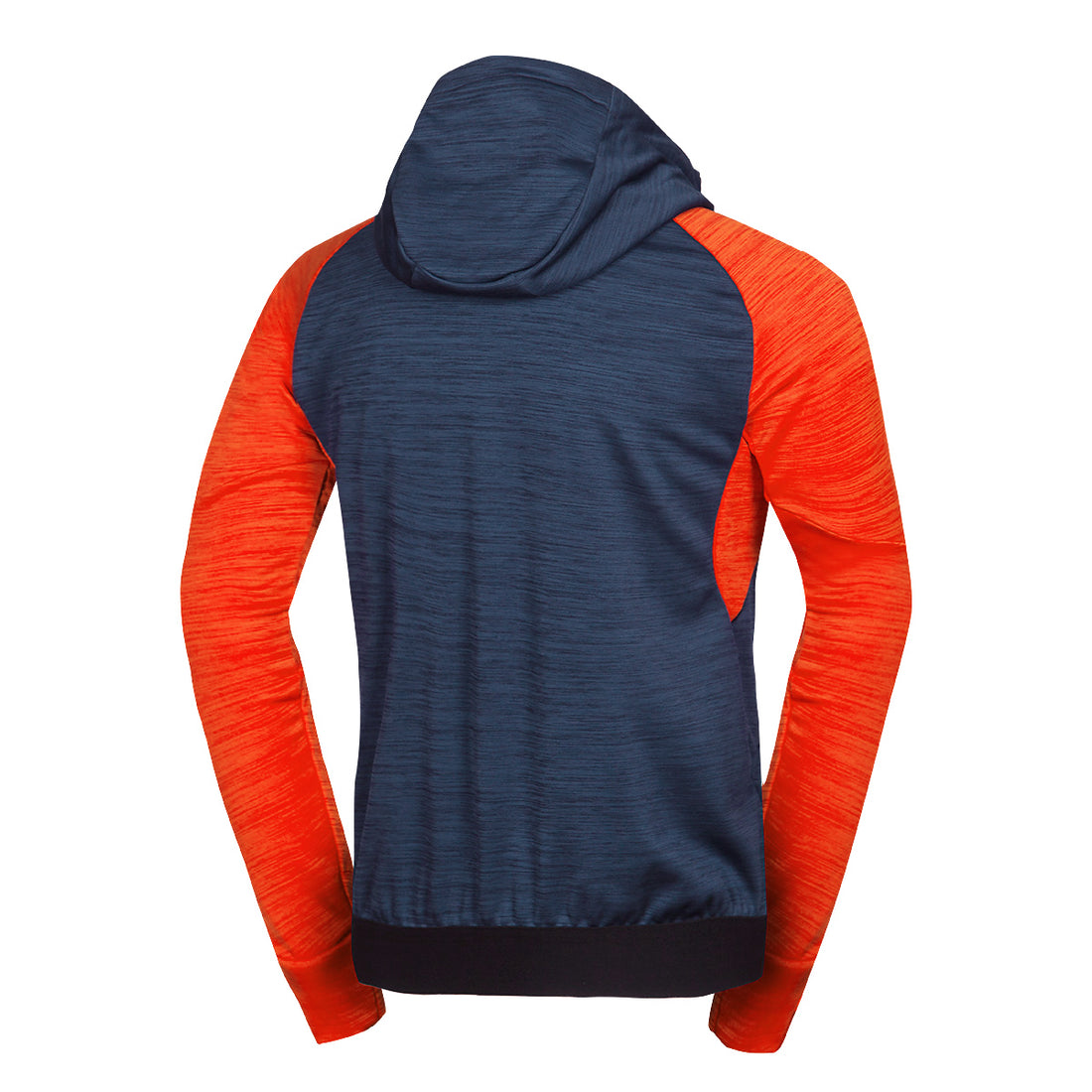 MI-3828OR men's active multisport melange fleece hoody sweater KEN