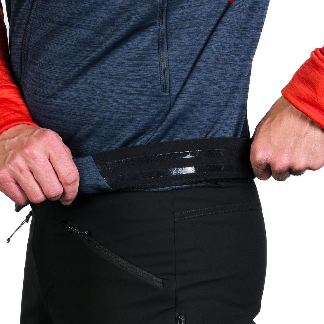 MI-3828OR men's active multisport melange fleece hoody sweater KEN