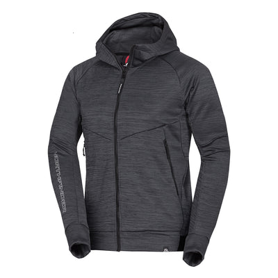 MI-3828OR men's active multisport melange fleece hoody sweater KEN