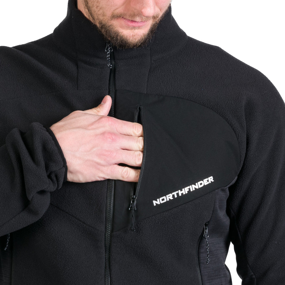 MI-3840OR men's fleece multisport active sweater FULVIO