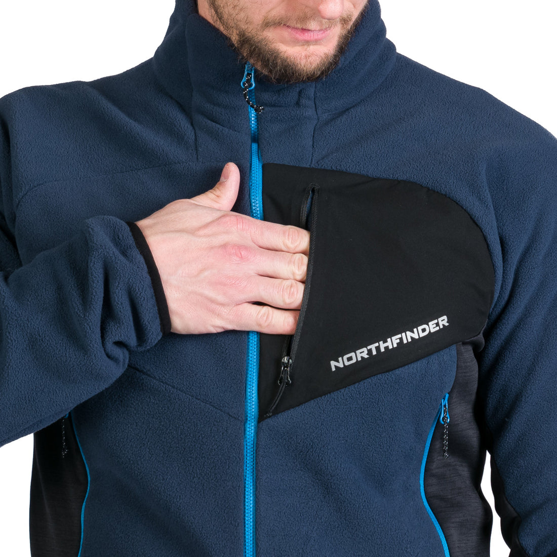 MI-3840OR men's fleece multisport active sweater FULVIO