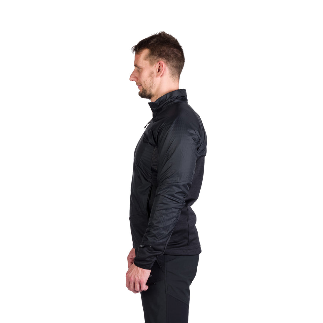 MI-3844OR men's hybrid windproof outdoor sweater GIULIANO