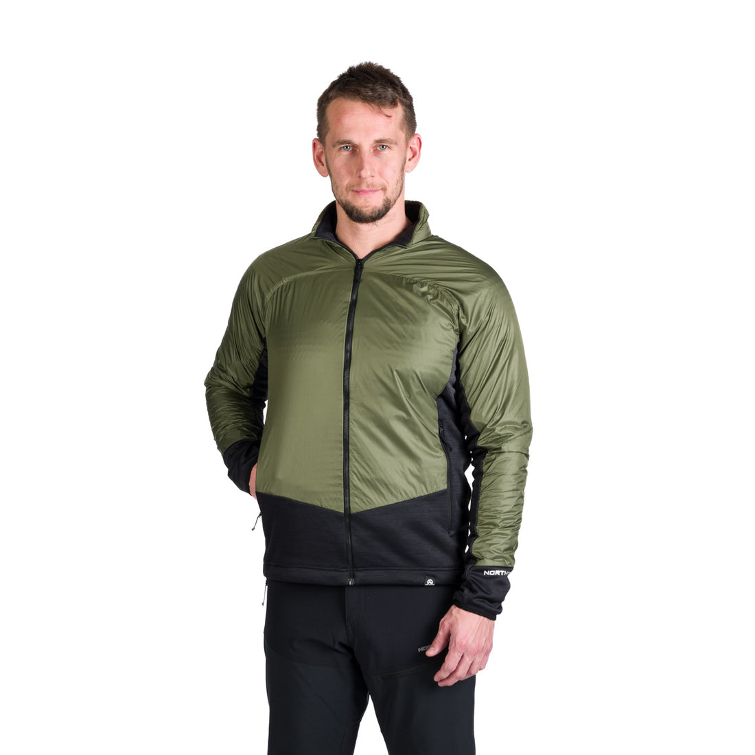 MI-3844OR men's hybrid windproof outdoor sweater GIULIANO