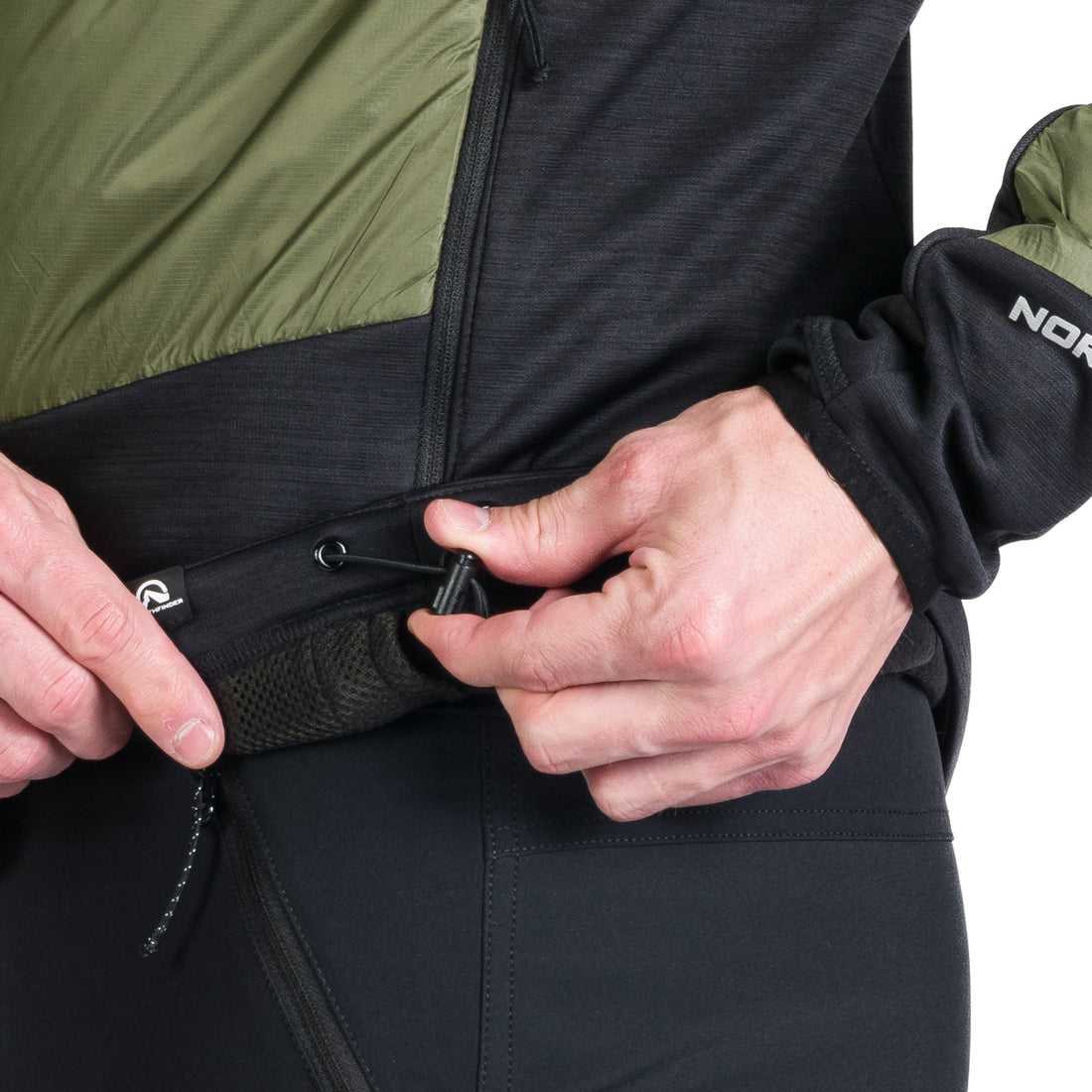 MI-3844OR men's hybrid windproof outdoor sweater GIULIANO