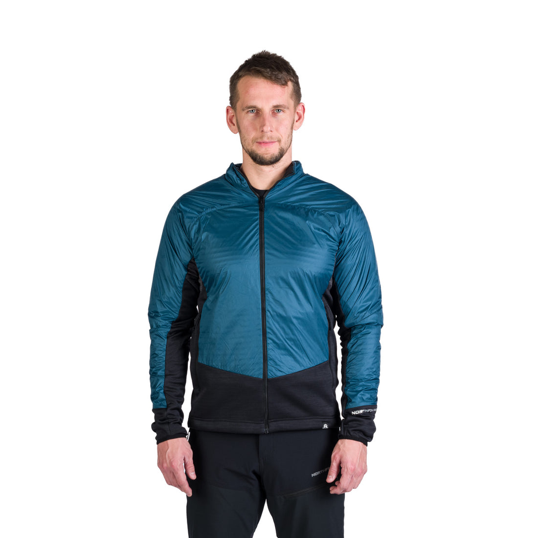 MI-3844OR men's hybrid windproof outdoor sweater GIULIANO