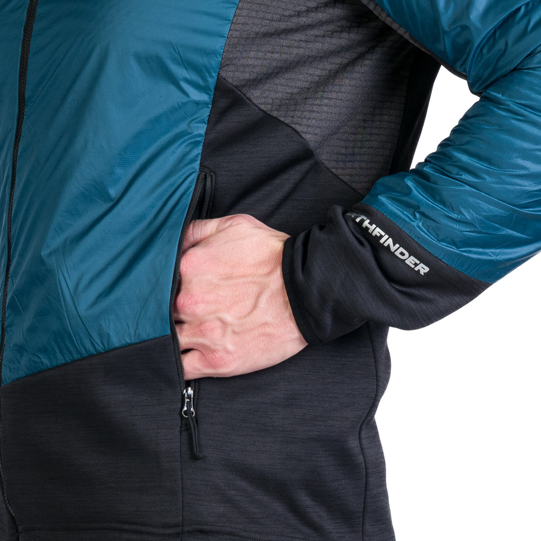MI-3844OR men's hybrid windproof outdoor sweater GIULIANO
