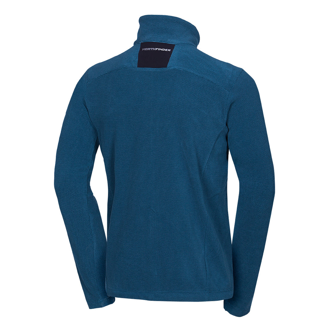 MI-3845OR men's trekking fleece sweater melange style LUDOVICO