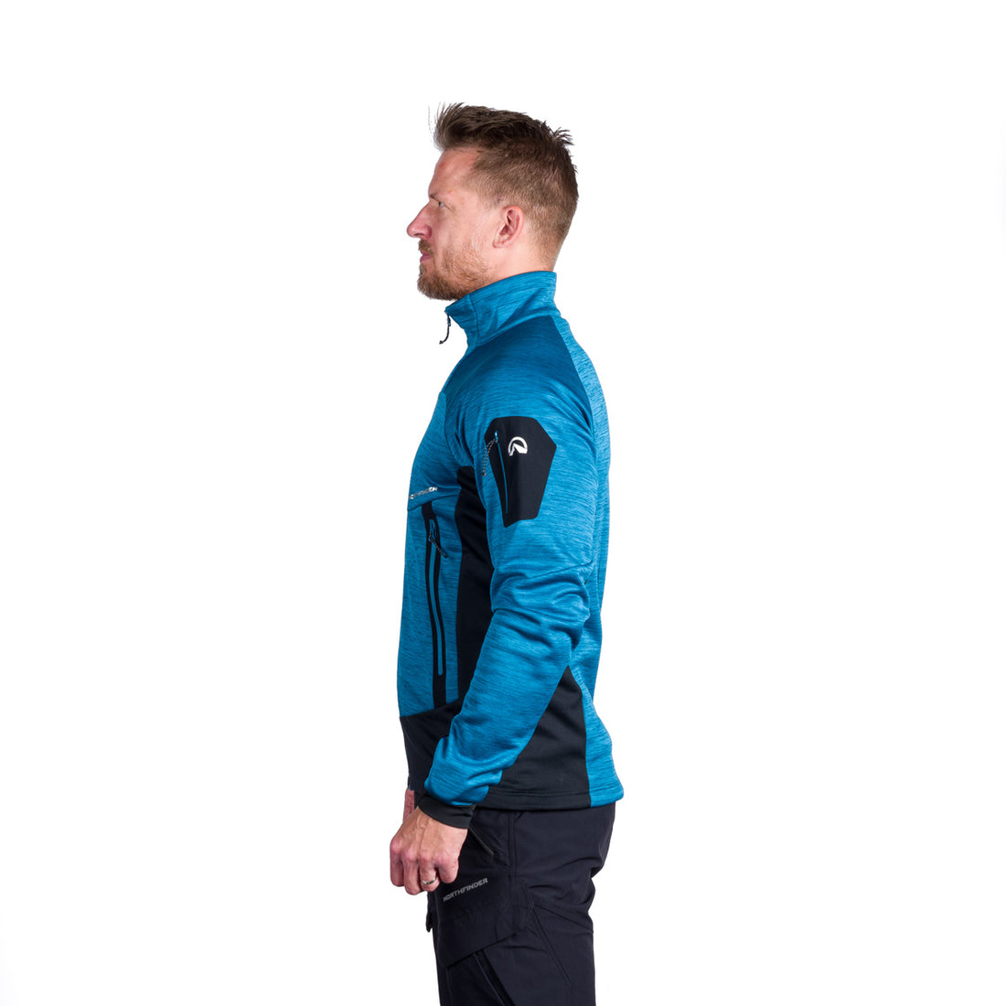 MI-3866OR men's melange multisport active sweater GENNARO