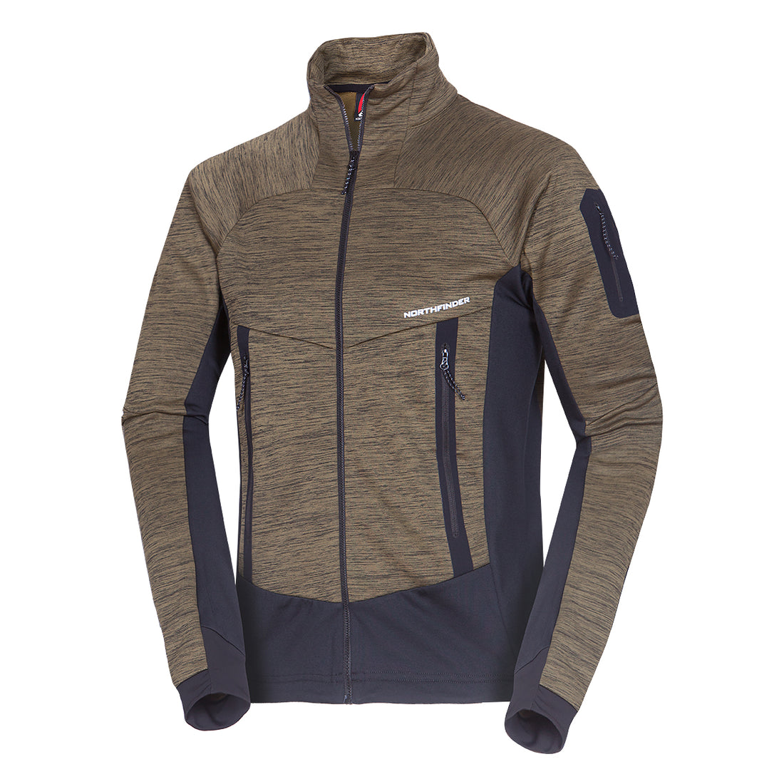MI-3866OR men's melange multisport active sweater GENNARO