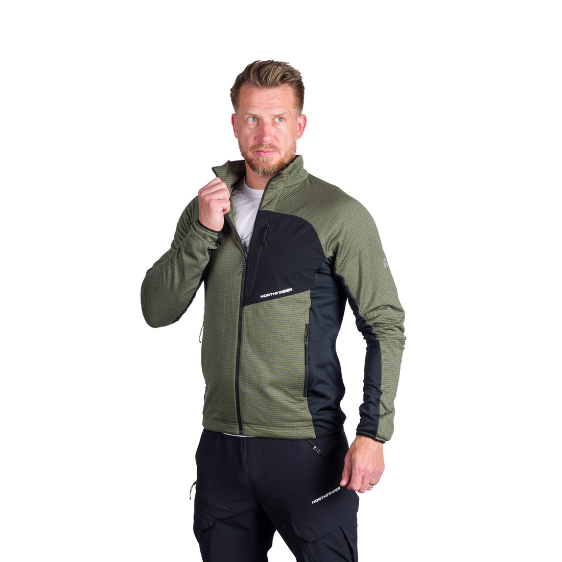 MI-3867OR men's active multisport fleece sweater PRIMO