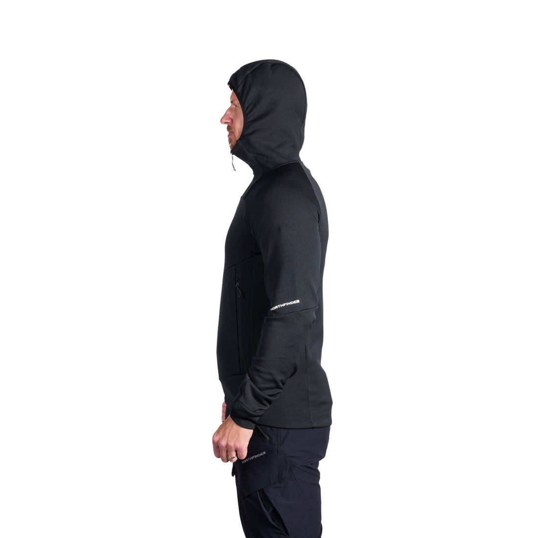 MI-3869OR men's melange hoody active sweater EGON