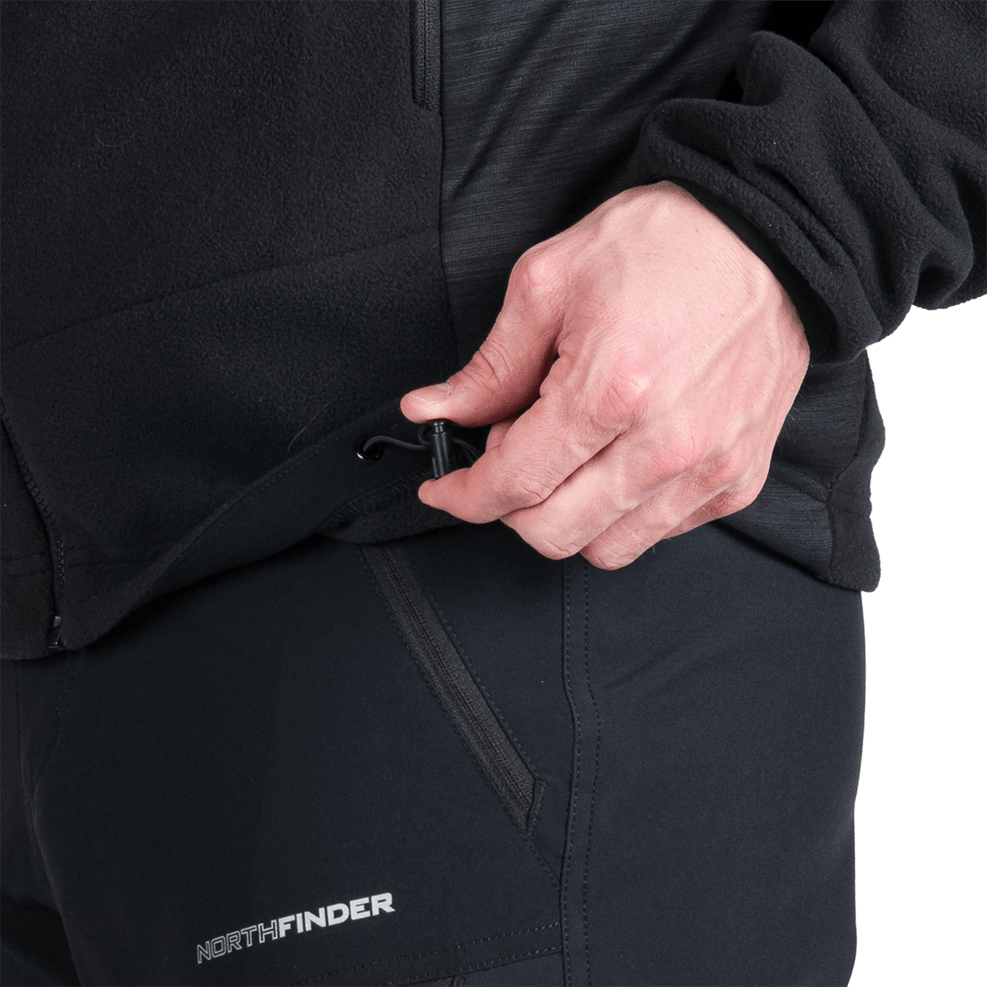 MI-3880OR men's fleece multisport active sweater JEDRZEJ