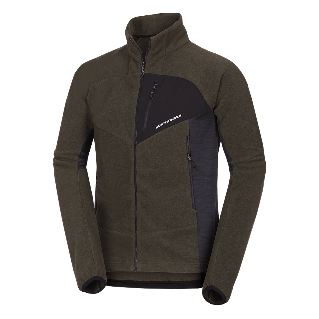 MI-3880OR men's fleece multisport active sweater JEDRZEJ