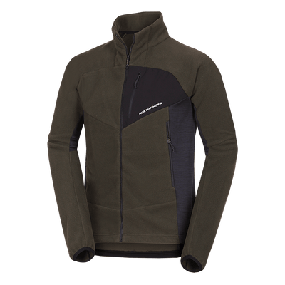 MI-3880OR men's fleece multisport active sweater JEDRZEJ