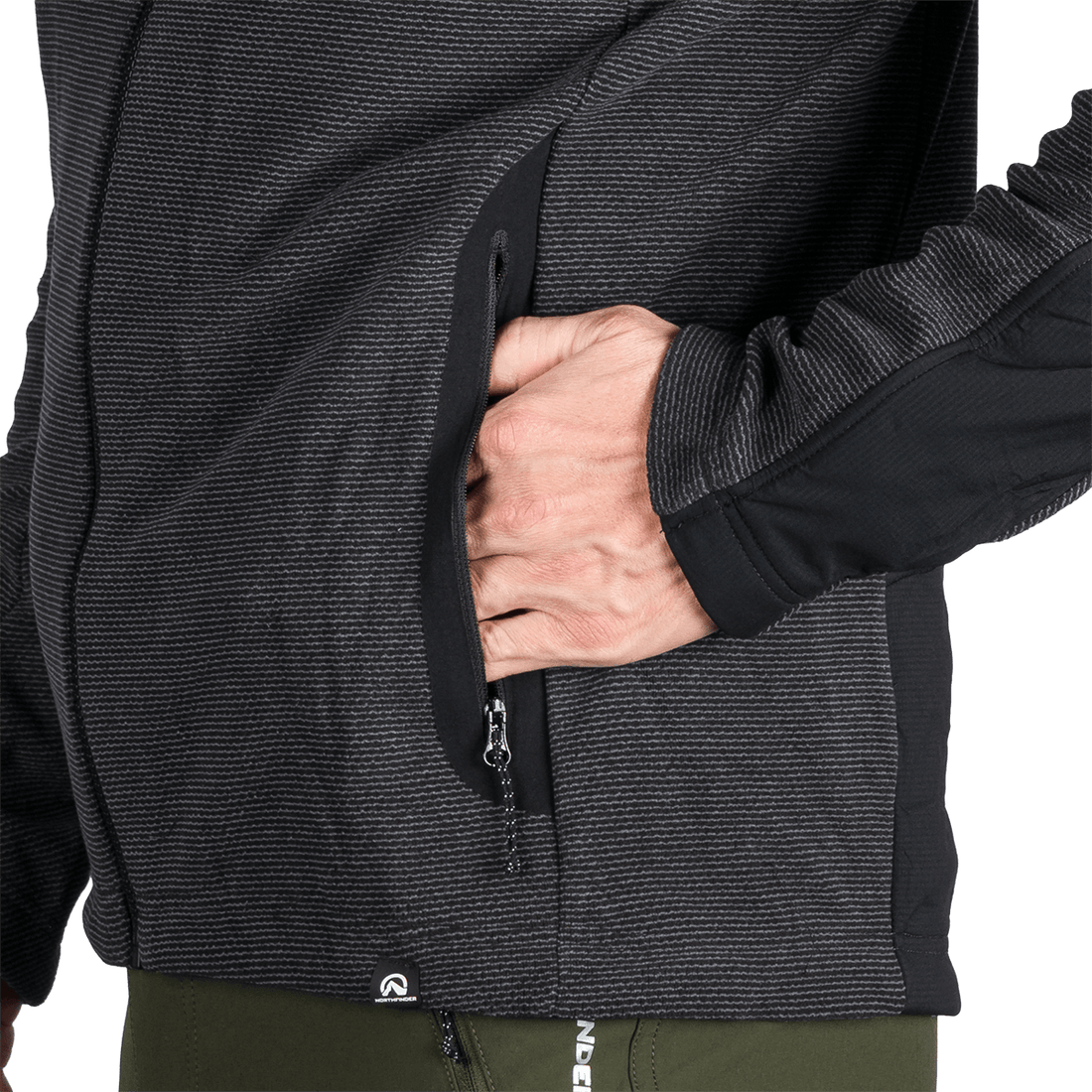 MI-3884OR men's trekking technical sweater with reinforcement SZYMON