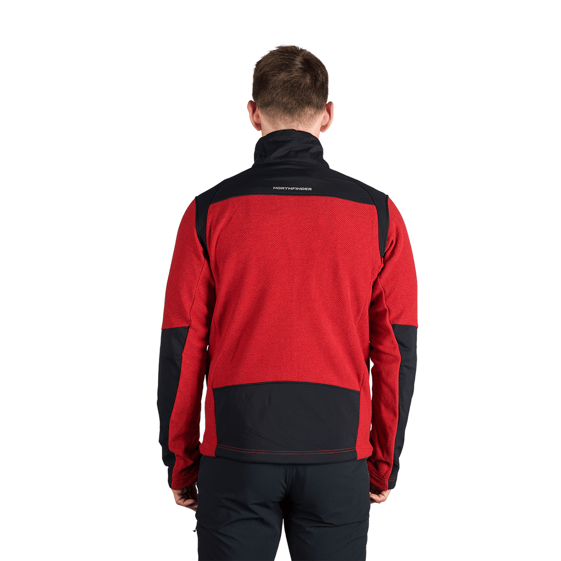 MI-3884OR men's trekking technical sweater with reinforcement SZYMON