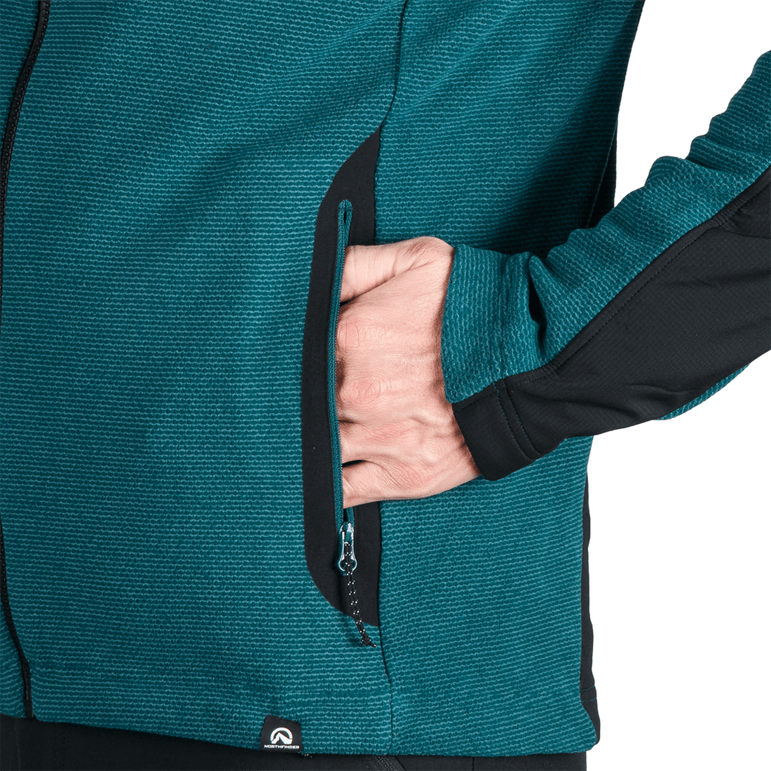 MI-3884OR men's trekking technical sweater with reinforcement SZYMON