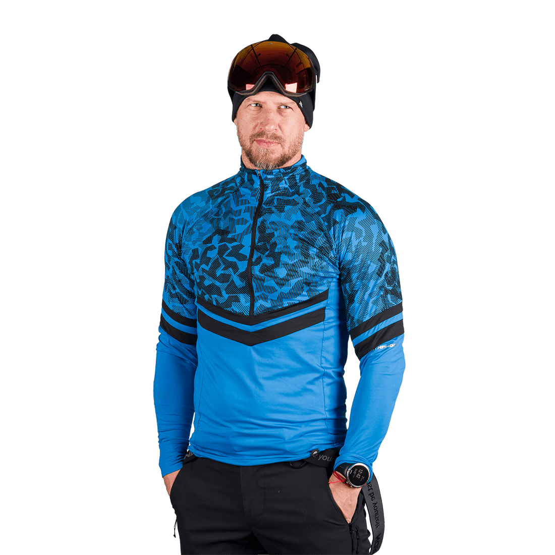 MI-3900SNW men's ski technical sweater BERTI