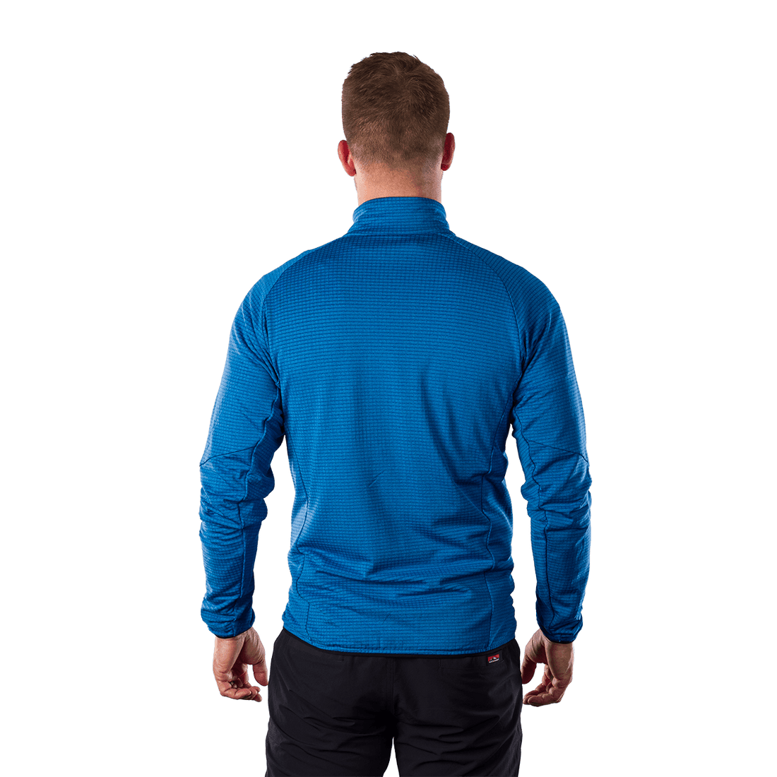 MI-3921OR men's fleece grid sweater EUSTACIO