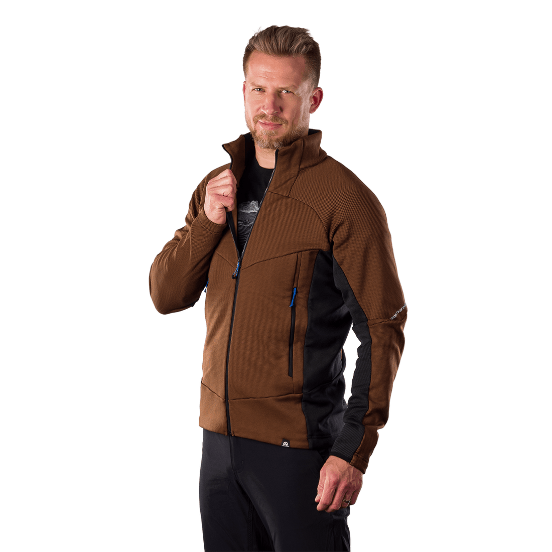 MI-3922OR men's fleece sweater FORTUNATO