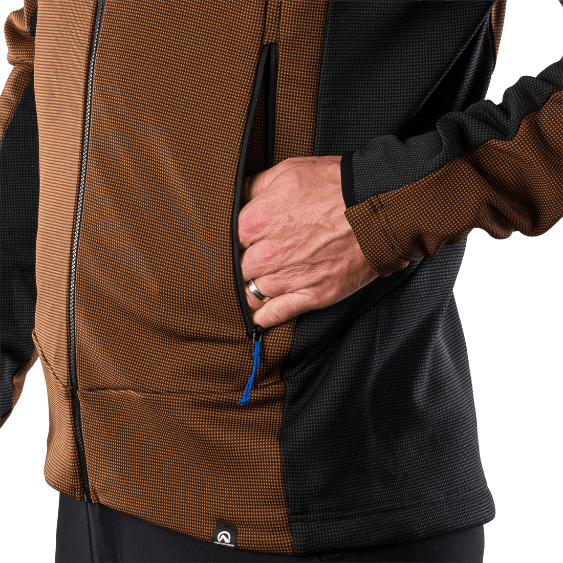 MI-3922OR men's fleece sweater FORTUNATO