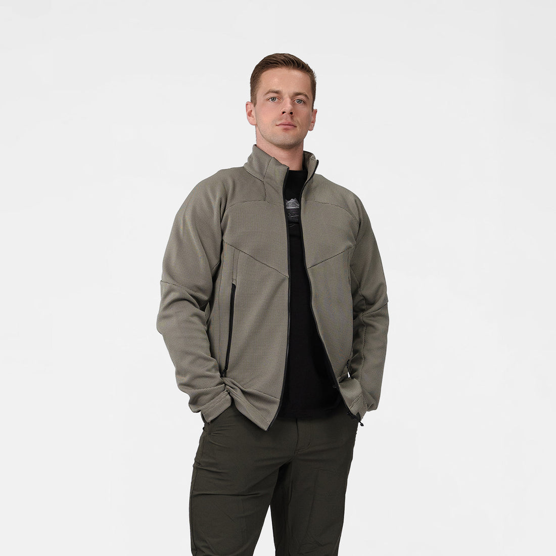 MI-3930OR men's fleece sweater GELDEK