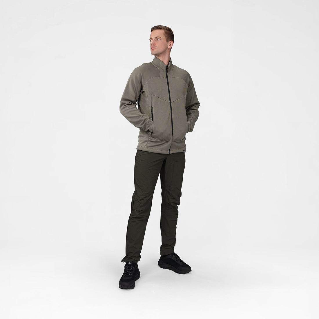 MI-3930OR men's fleece sweater GELDEK