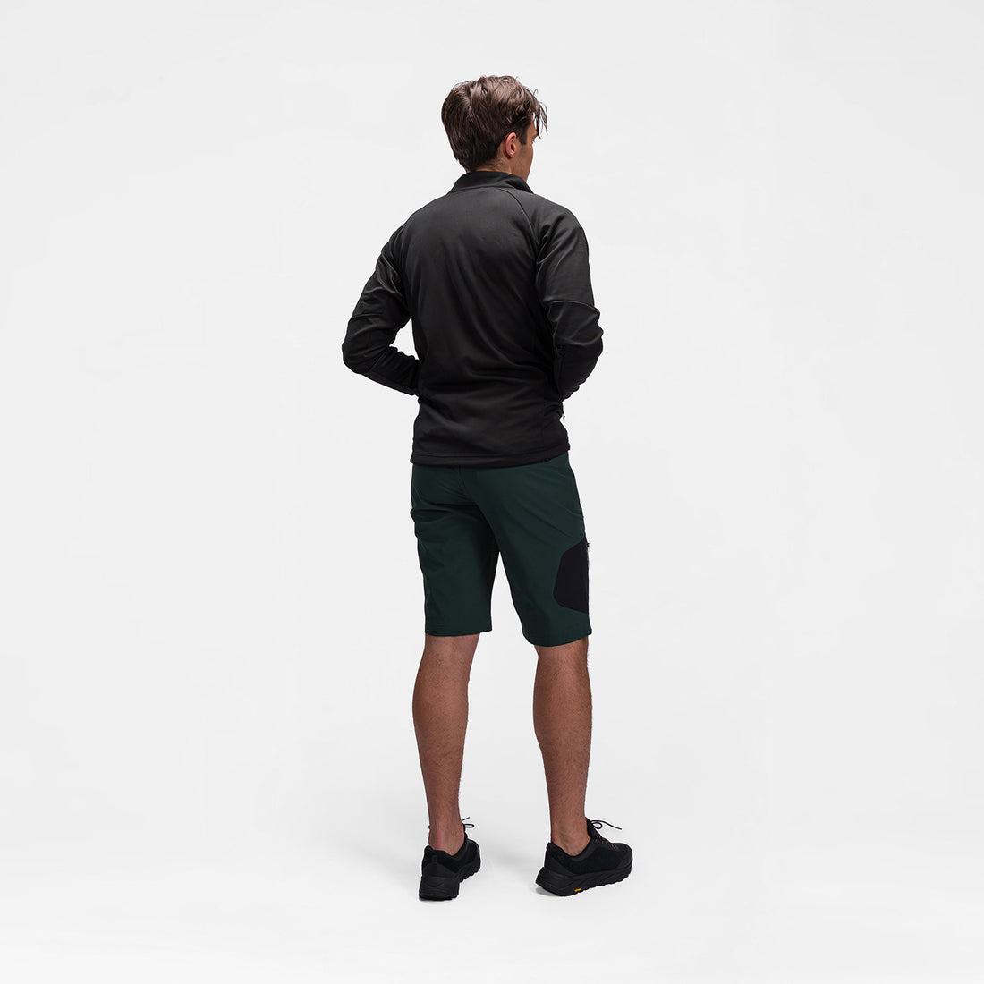 MI-3931OR men's lightweight fleece grid sweater JELENEC