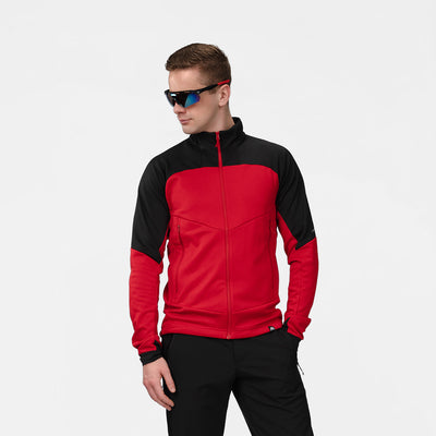 MI-3931OR men's lightweight fleece grid sweater JELENEC