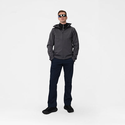 MI-3931OR men's lightweight fleece grid sweater JELENEC