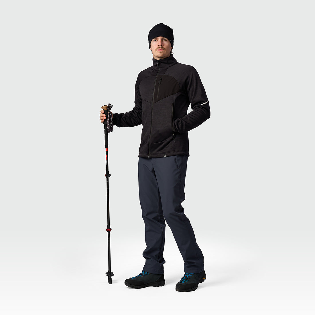 MI-3941OR men's melange trekking sweater RIGOBERT